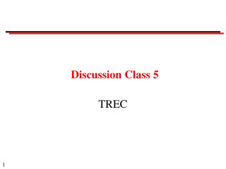 Discussion Class 5