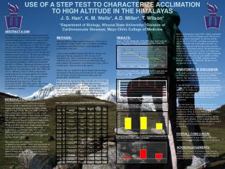 USE OF A STEP TEST TO CHARACTERIZE ACCLIMATION TO HIGH ALTITUDE IN THE HIMALAYAS