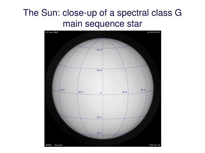 the sun close up of a spectral class g main sequence star