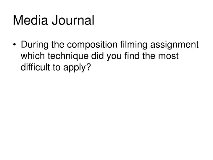 media journal