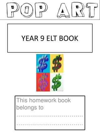 YEAR 9 ELT BOOK