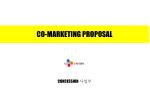 CO-MARKETING PROPOSAL - slide 1