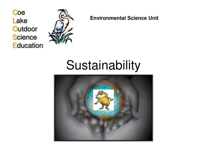 sustainability