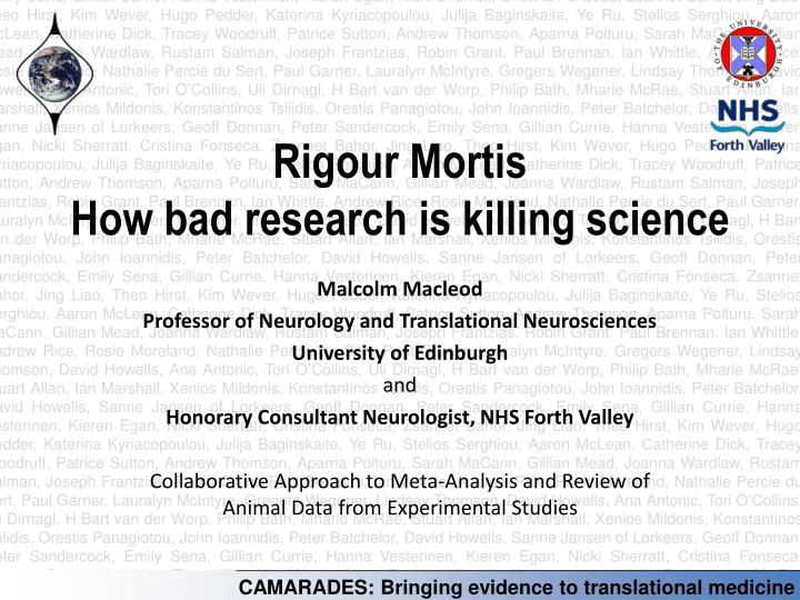 rigour mortis how bad research is killing science