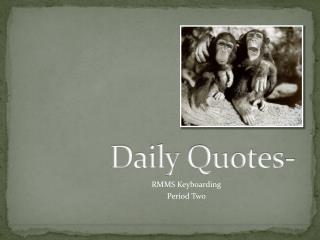 Daily Quotes-