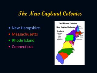 The New England Colonies