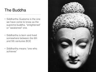 The Buddha