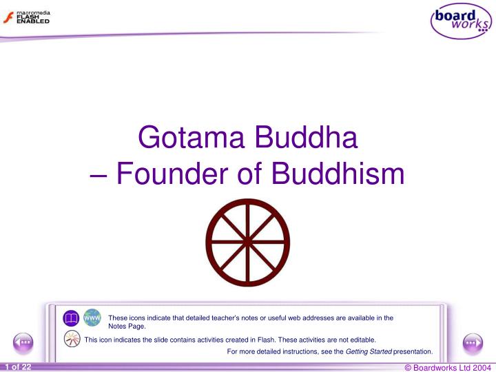 gotama buddha founder of buddhism