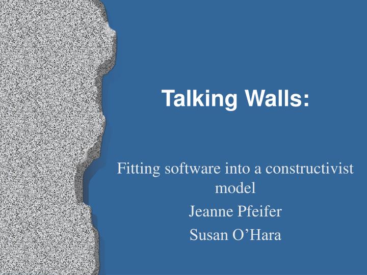 talking walls