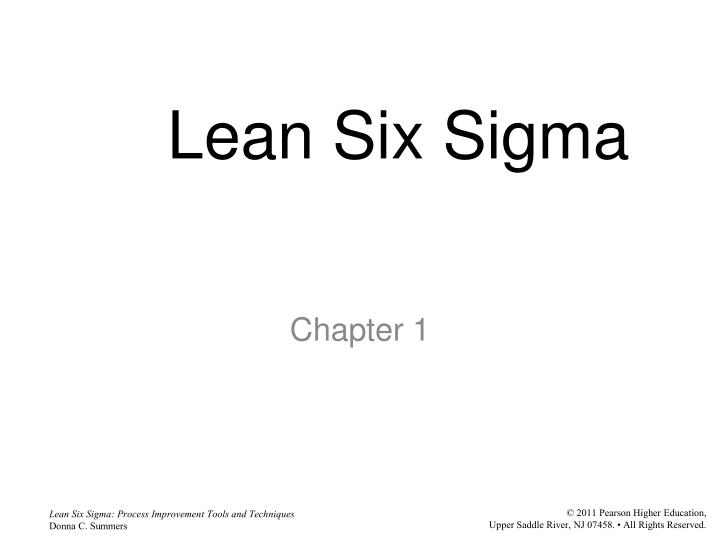 lean six sigma