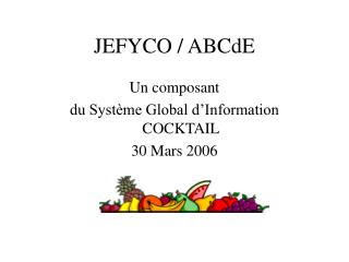 JEFYCO / ABCdE