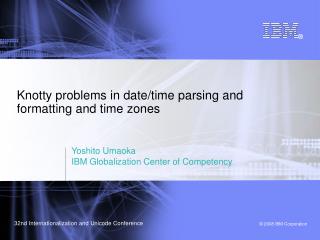 knotty problems in date time parsing and formatting and time zones