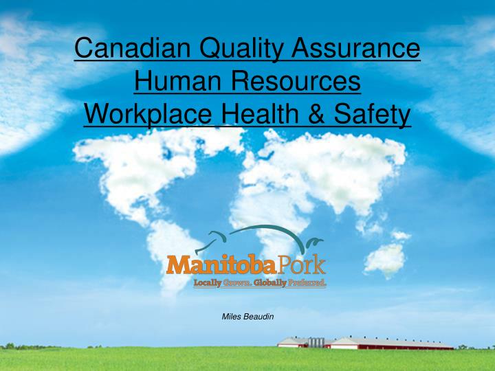 canadian quality assurance human resources workplace health safety