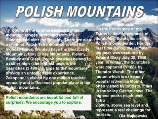 POLISH MOUNTAINS