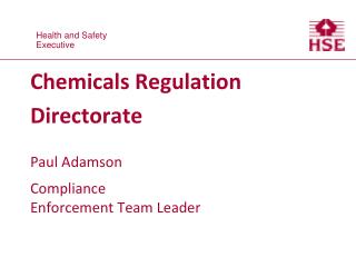 Chemicals Regulation Directorate