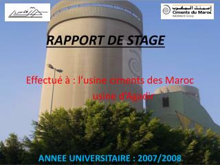 rapport de stage