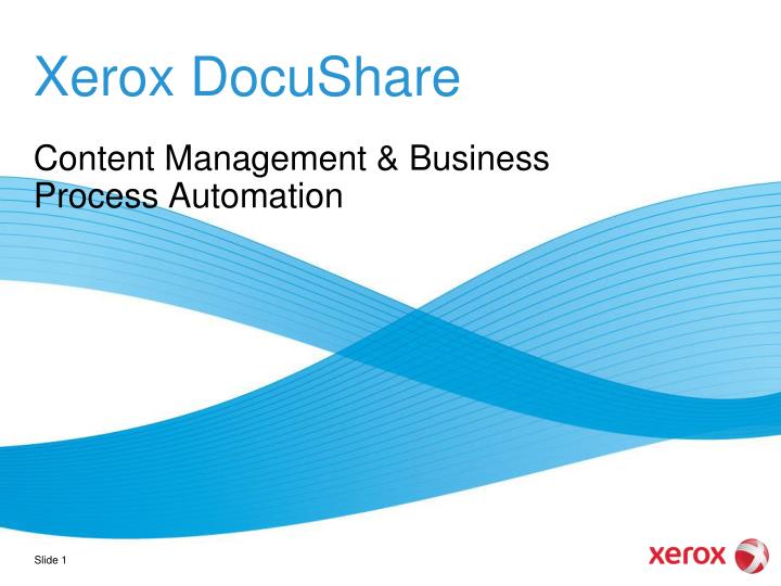 xerox docushare