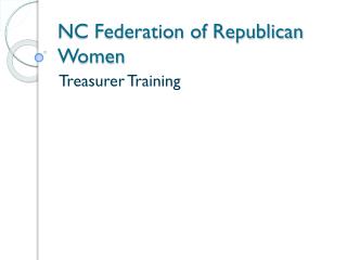 NC Federation of Republican Women