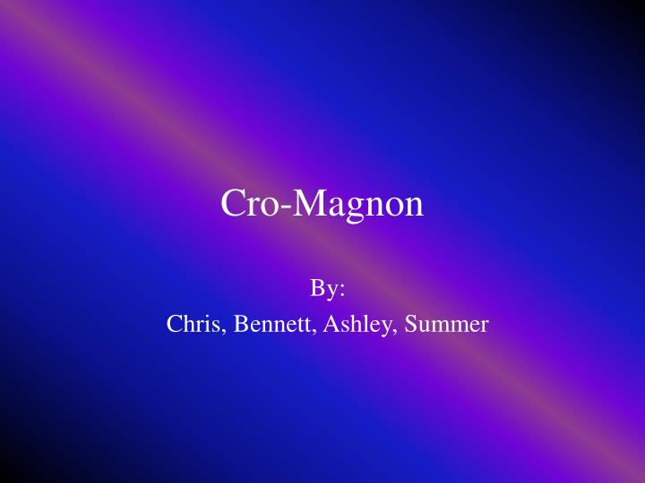 cro magnon