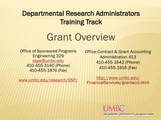 Grant Overview