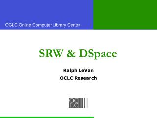 SRW &amp; DSpace