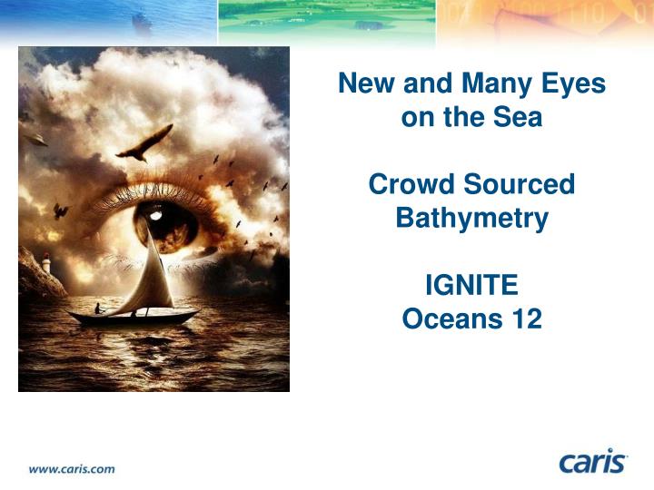 new and many eyes on the sea crowd sourced bathymetry ignite oceans 12