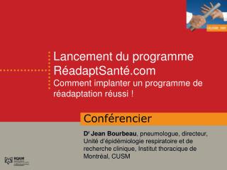 lancement du programme r adaptsant com comment implanter un programme de r adaptation r ussi