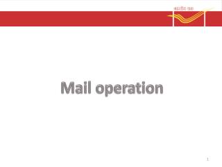 Mail operation