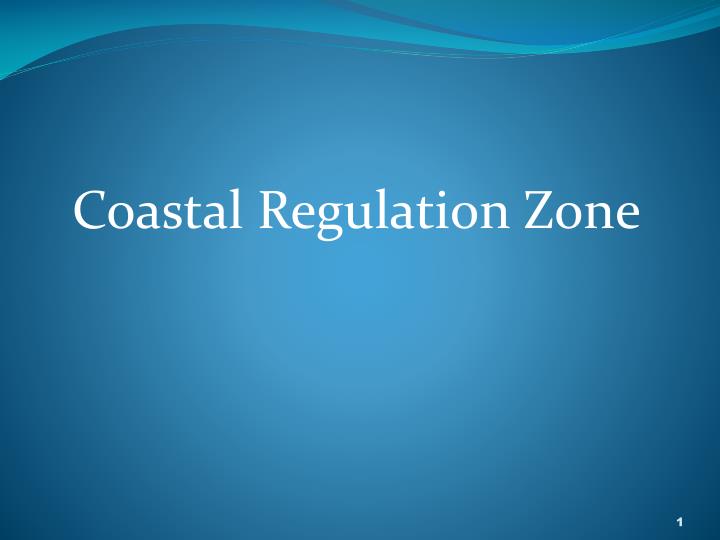 coastal regulation zone