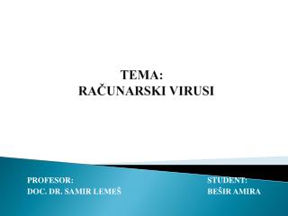 tema ra unarski virusi