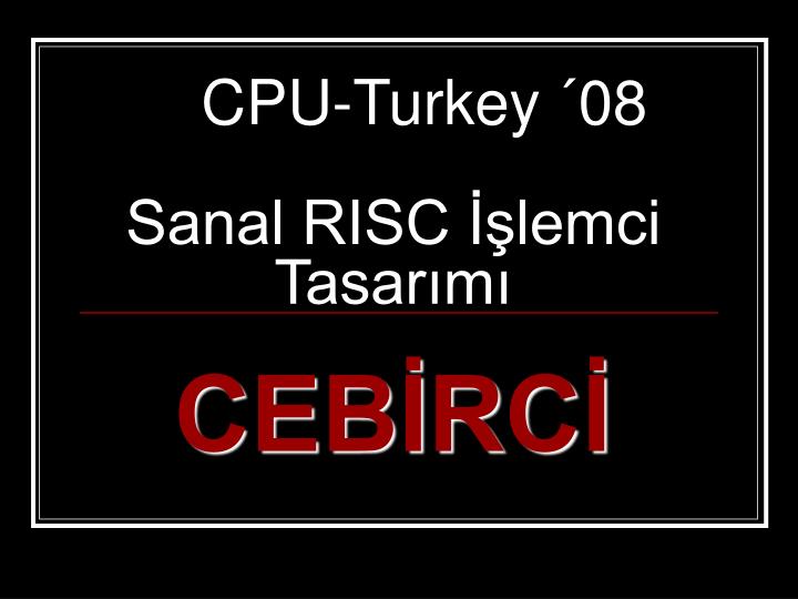 cpu turkey 08 sanal risc lemci tasar m