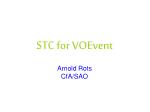 STC for VOEvent - slide 1