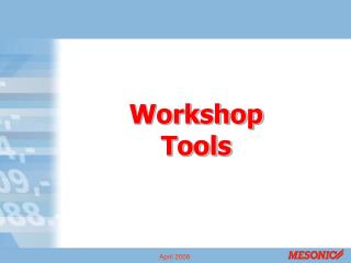 Workshop Tools