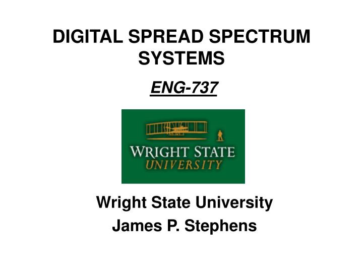 digital spread spectrum systems