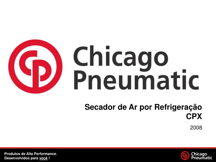 secador de ar por refrigera o cpx