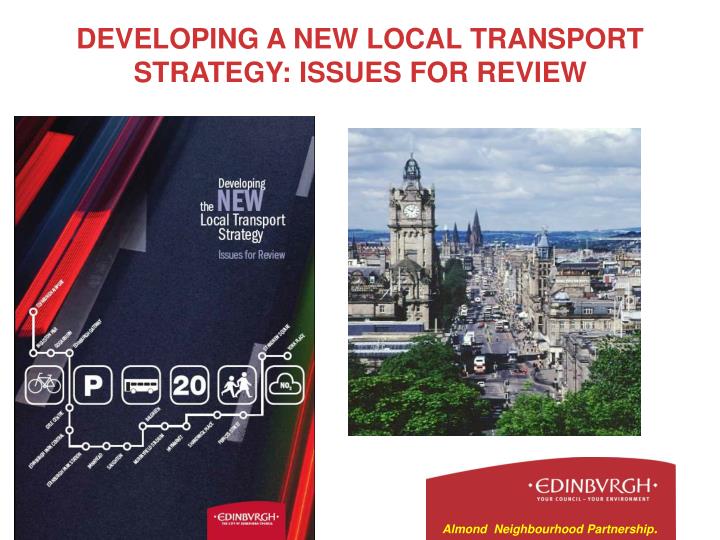 developing a new local transport strategy issues for review