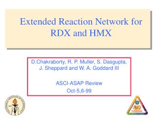 Extended Reaction Network for RDX and HMX