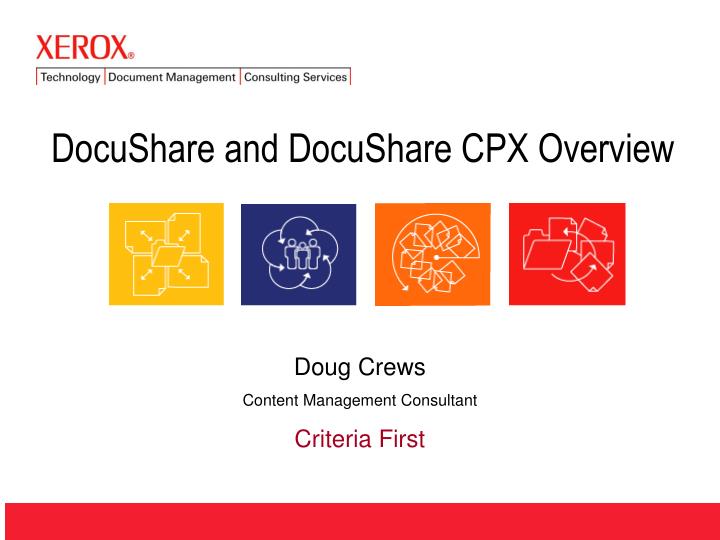 docushare and docushare cpx overview