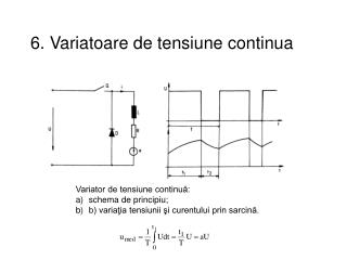 6 variatoare de tensiune continua