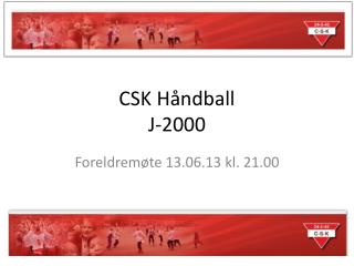 csk h ndball j 2000