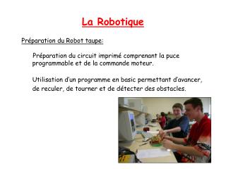 la robotique