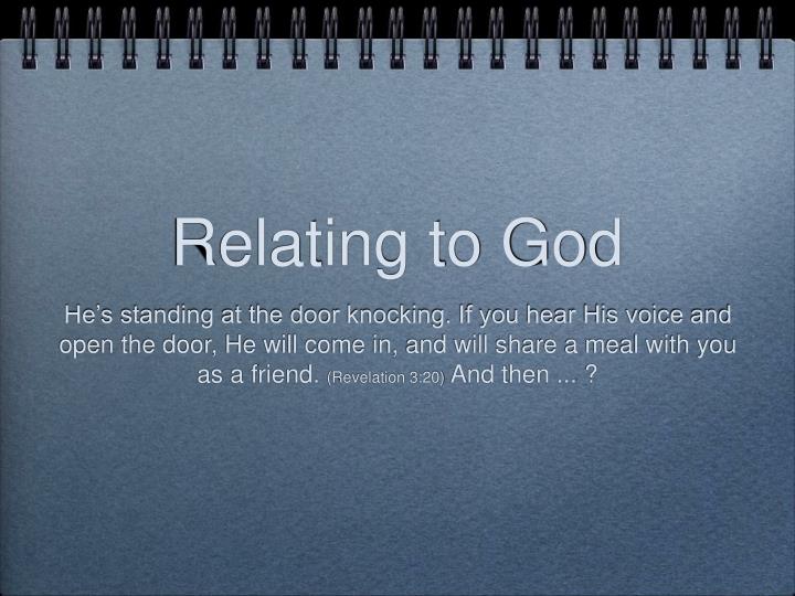 relating to god
