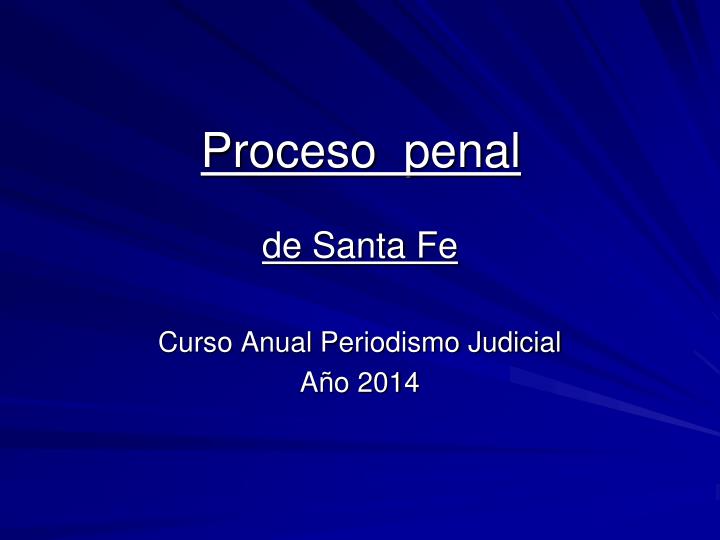 proceso penal