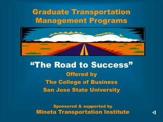 Graduate Transportation Management Programs
