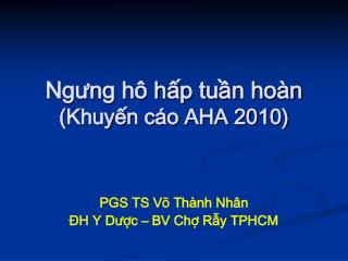 ng ng h h p tu n ho n khuy n c o aha 2010
