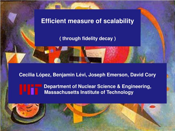 efficient measure of scalability