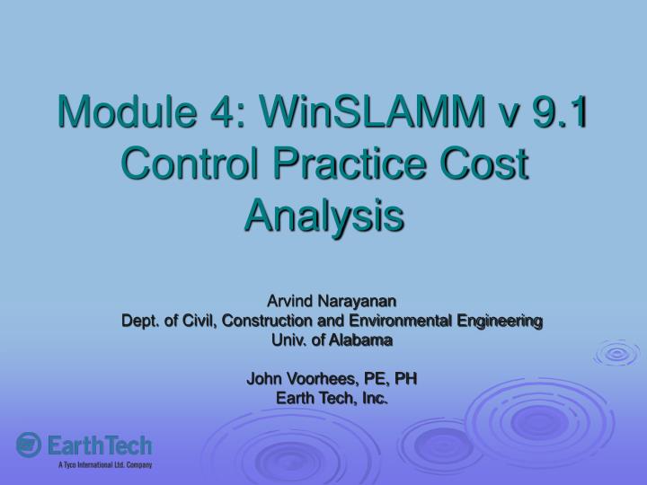 module 4 winslamm v 9 1 control practice cost analysis