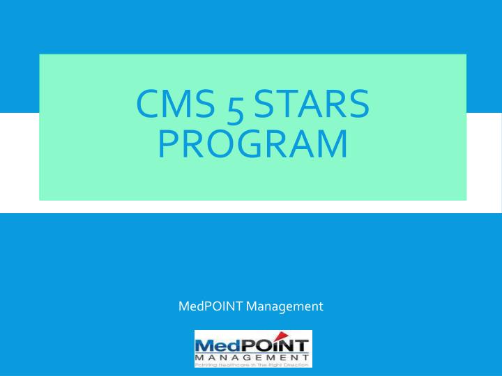 cms 5 stars program