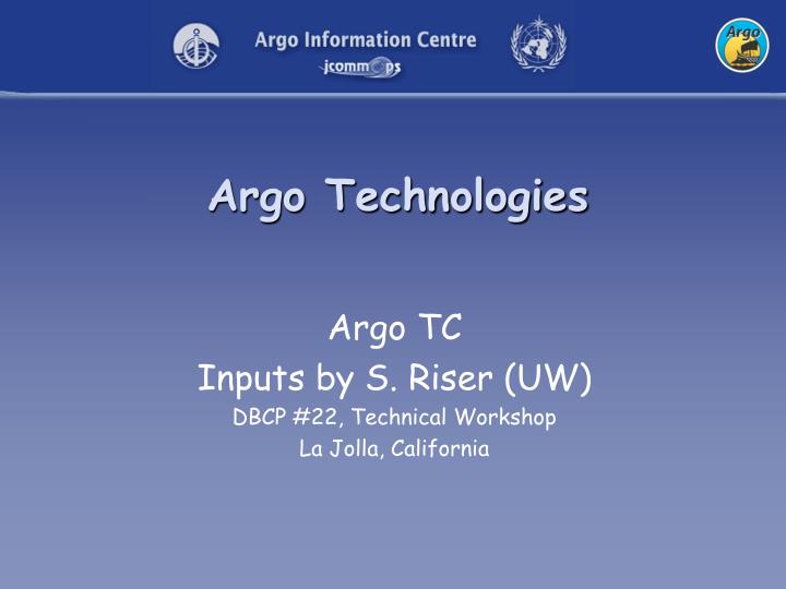 argo technologies