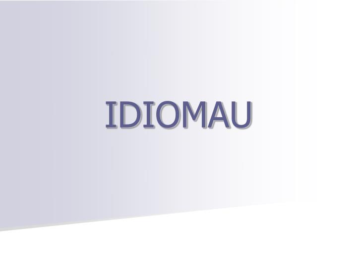 idiomau